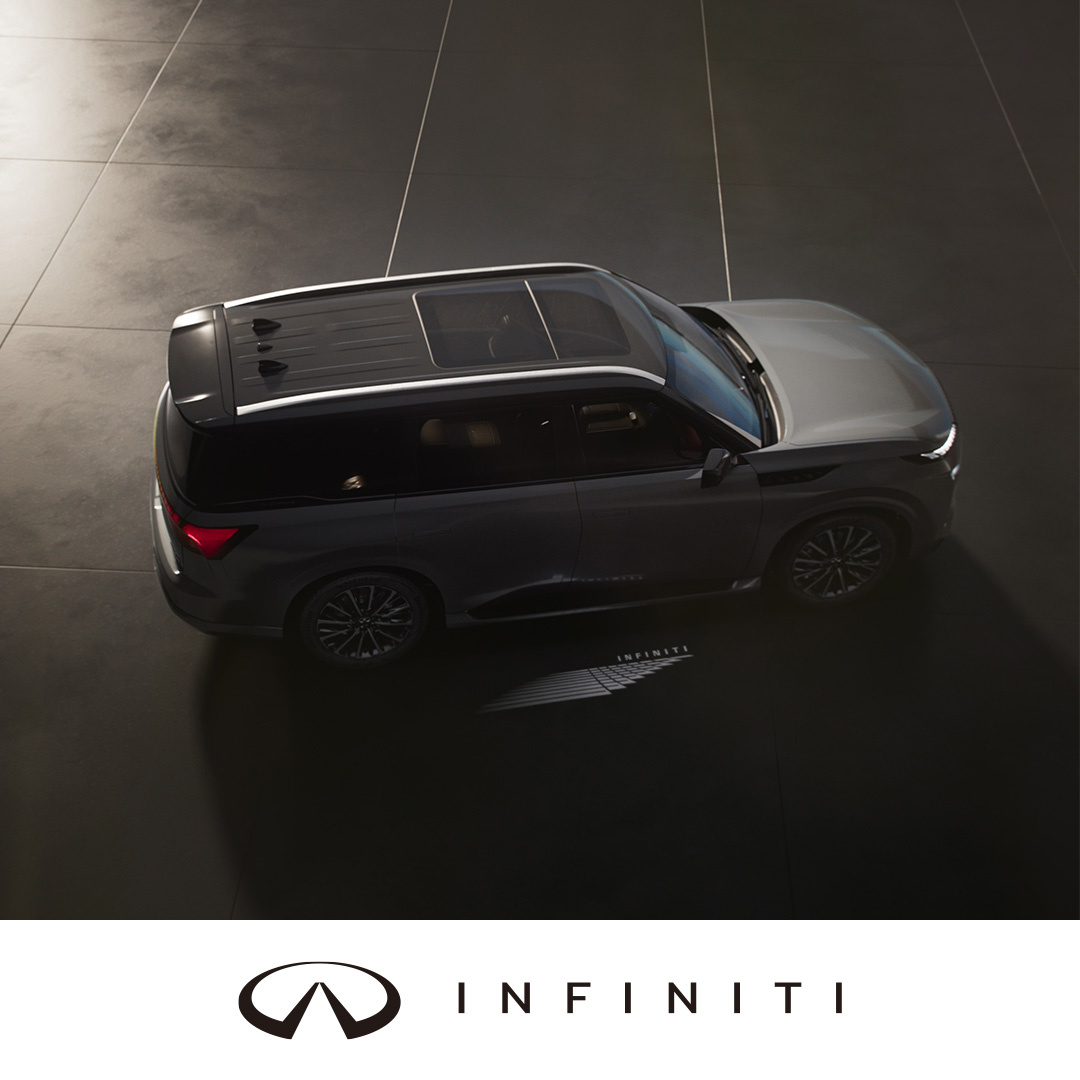 2025 INFINITI QX80 top view