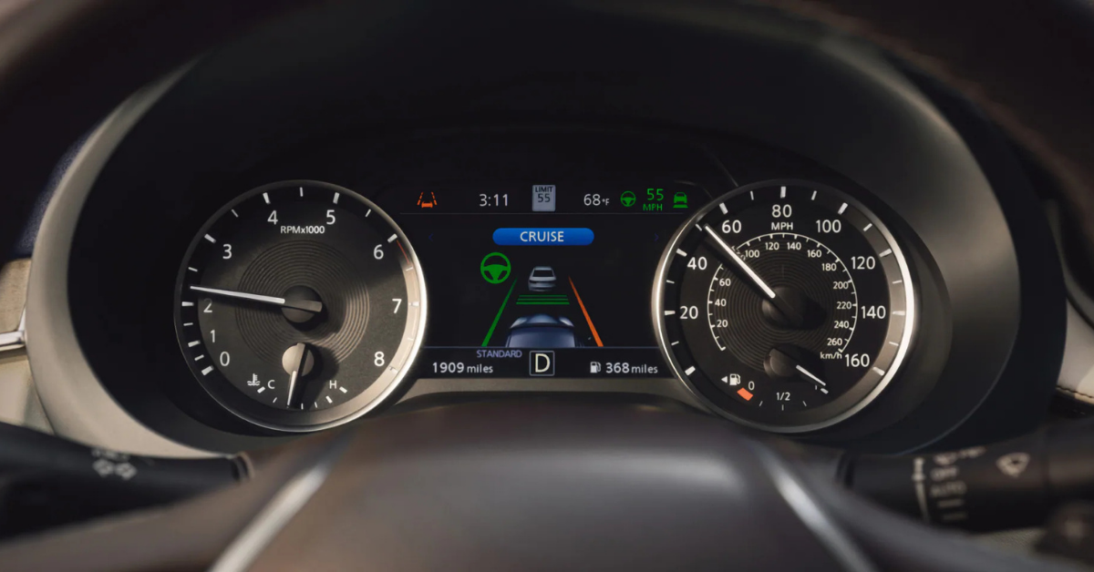 The dashboard of a 2025 INFINITI QX50