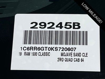 2019 RAM 1500 Classic Warlock