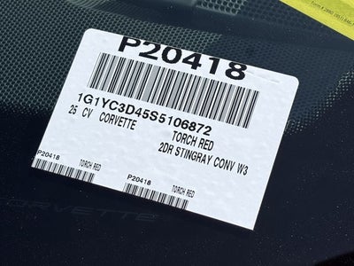 2025 Chevrolet Corvette Stingray 3LT