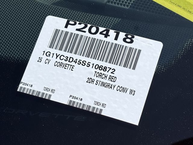 2025 Chevrolet Corvette Stingray 3LT