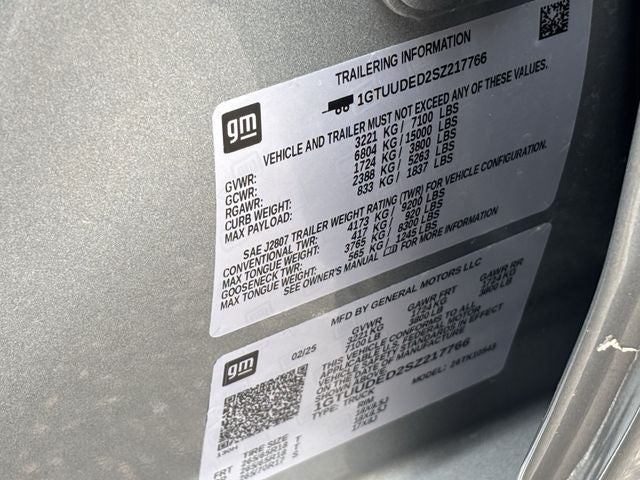 2025 GMC Sierra 1500 SLT
