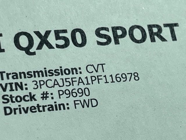 2023 INFINITI QX50 SPORT FWD