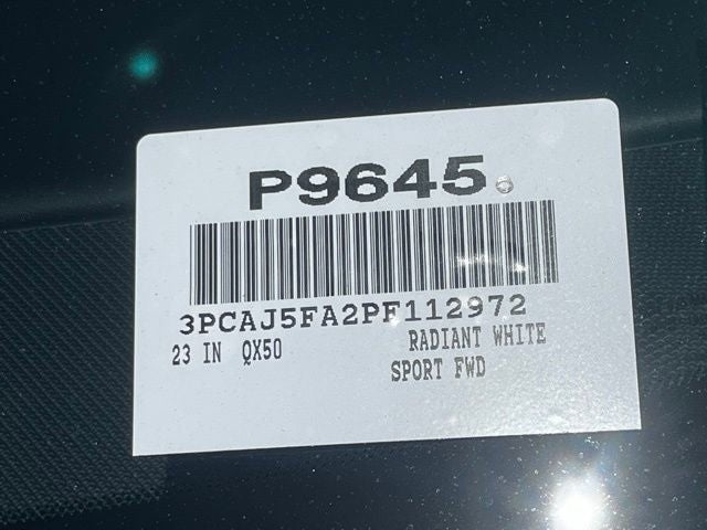 2023 INFINITI QX50 SPORT FWD