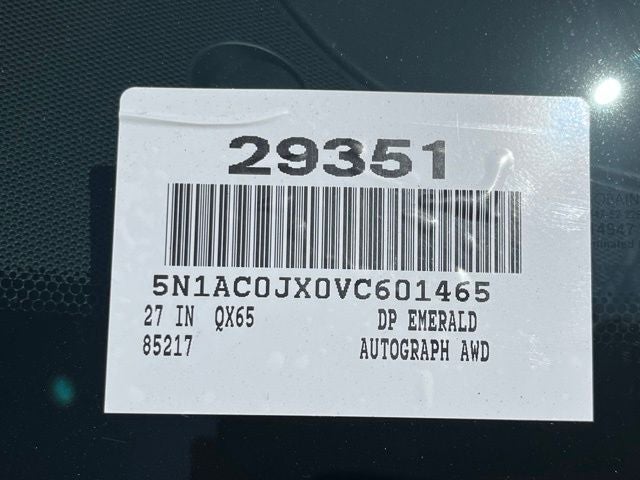 2027 INFINITI QX65 Autograph AWD