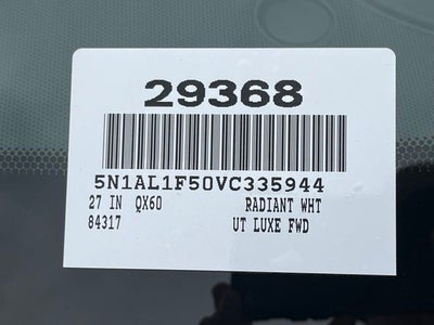 2027 INFINITI QX60 Luxe FWD