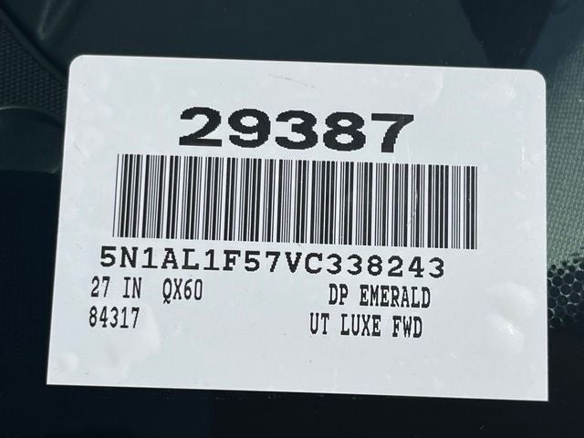 2027 INFINITI QX60 Luxe FWD