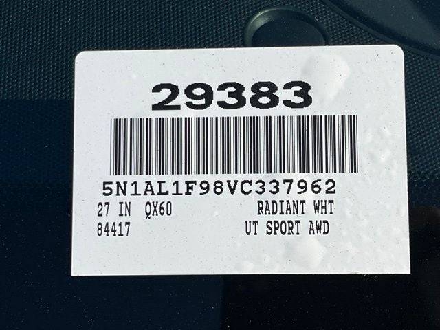 2027 INFINITI QX60 Sport AWD