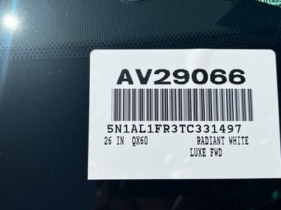 2026 INFINITI QX60 Luxe FWD