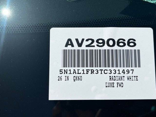 2026 INFINITI QX60 Luxe FWD