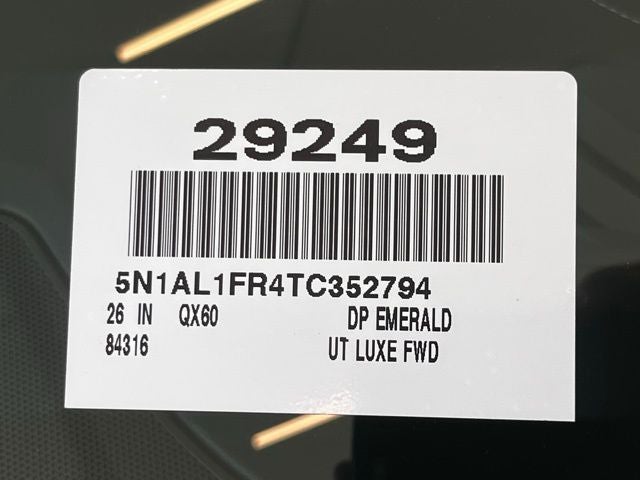 2026 INFINITI QX60 LUXE