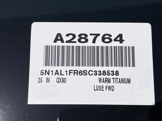 2025 INFINITI QX60 LUXE