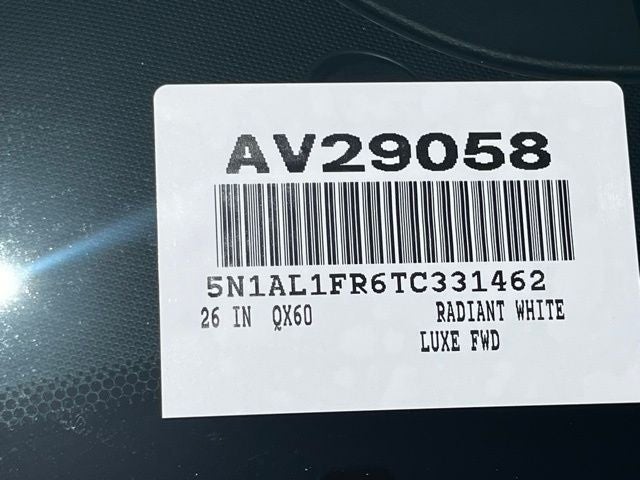 2026 INFINITI QX60 Luxe FWD