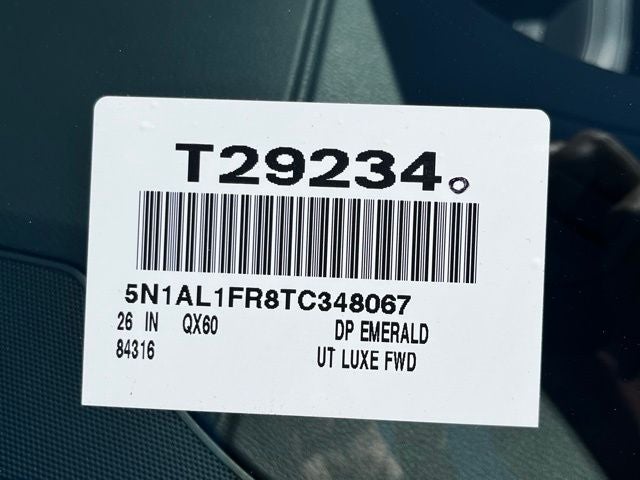 2026 INFINITI QX60 LUXE