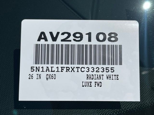 2026 INFINITI QX60 Luxe FWD