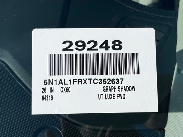 2026 INFINITI QX60 LUXE