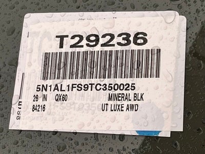 2026 INFINITI QX60 LUXE