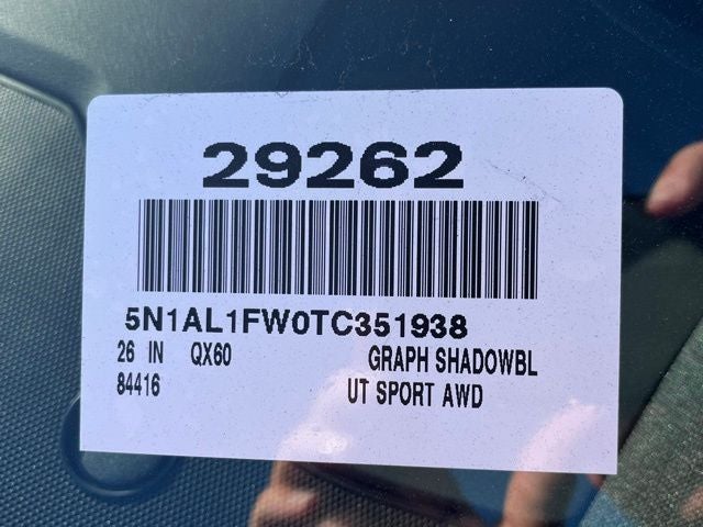 2026 INFINITI QX60 SPORT