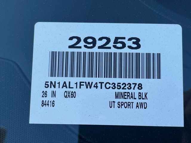 2026 INFINITI QX60 SPORT