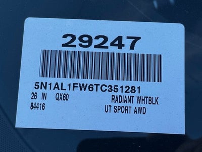 2026 INFINITI QX60 SPORT