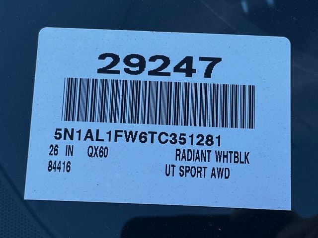 2026 INFINITI QX60 SPORT