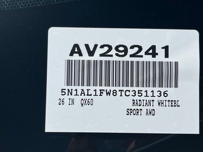 2026 INFINITI QX60 Sport AWD