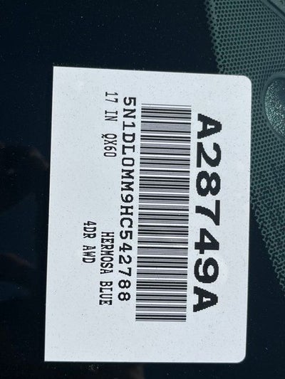 2017 INFINITI QX60 3.5 AWD