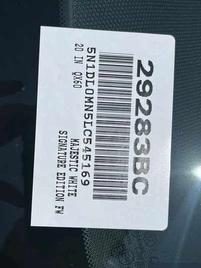 2020 INFINITI QX60 Signature Edition