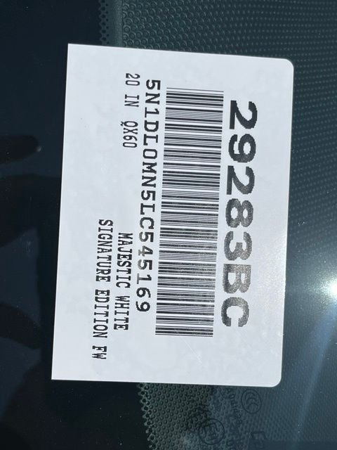 2020 INFINITI QX60 Signature Edition