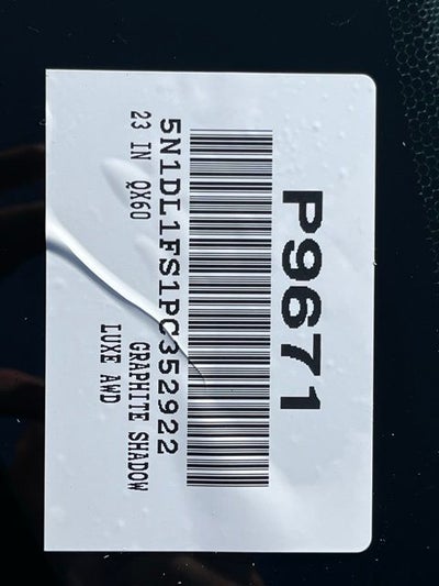 2023 INFINITI QX60 LUXE AWD