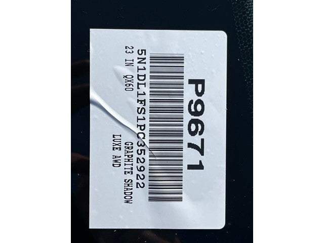 2023 INFINITI QX60 LUXE AWD