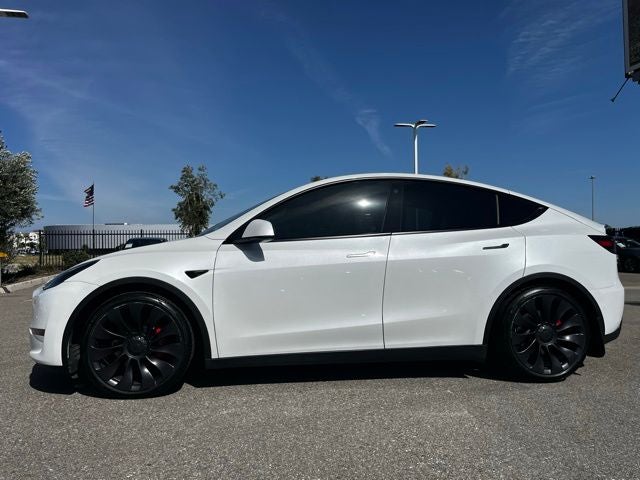 Used 2021 Tesla Model Y Performance with VIN 5YJYGDEF2MF277971 for sale in Ontario, CA