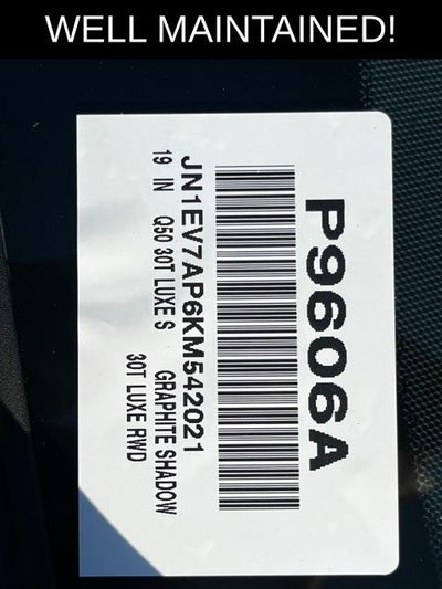 2019 INFINITI Q50 3.0t LUXE