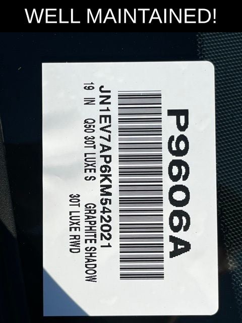 2019 INFINITI Q50 3.0t LUXE