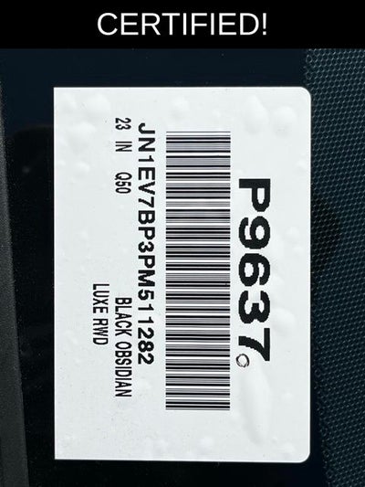 2023 INFINITI Q50 LUXE RWD