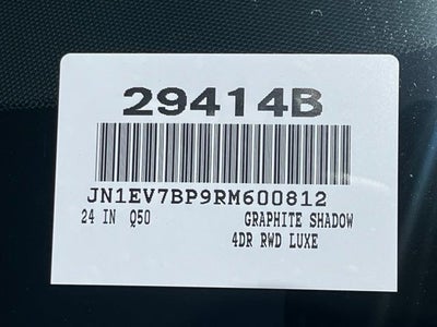 2024 INFINITI Q50 LUXE RWD