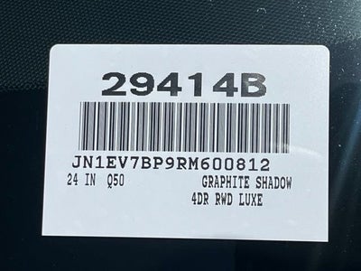 2024 INFINITI Q50 LUXE RWD