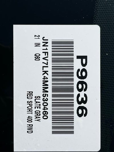 2021 INFINITI Q60 RED SPORT 400