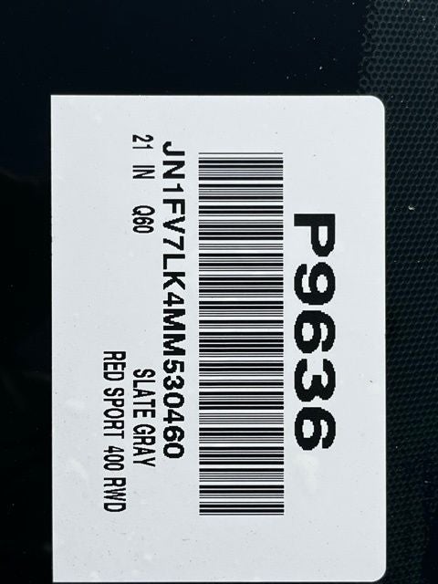 2021 INFINITI Q60 RED SPORT 400