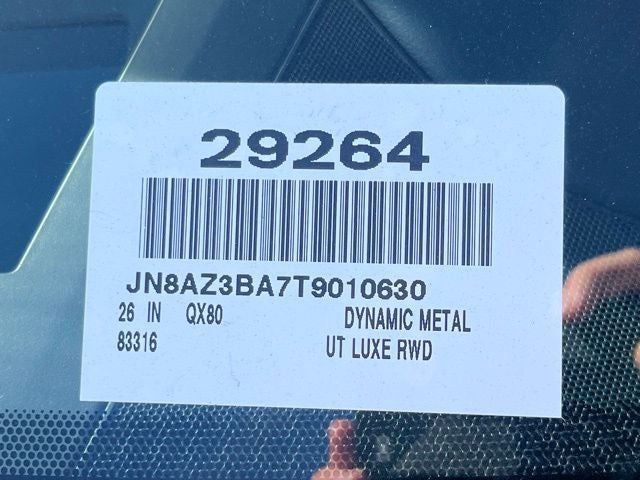 2026 INFINITI QX80 LUXE