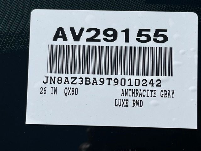 2026 INFINITI QX80 Luxe 2WD