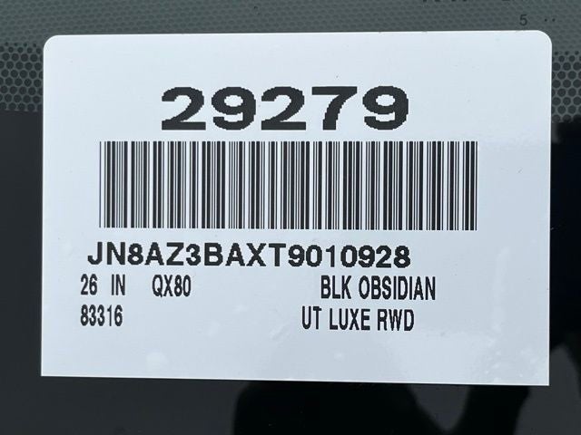 2026 INFINITI QX80 Luxe 2WD