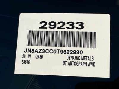 2026 INFINITI QX80 AUTOGRAPH