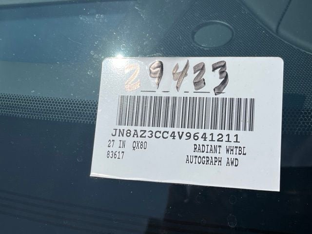 2027 INFINITI QX80 Autograph 4WD
