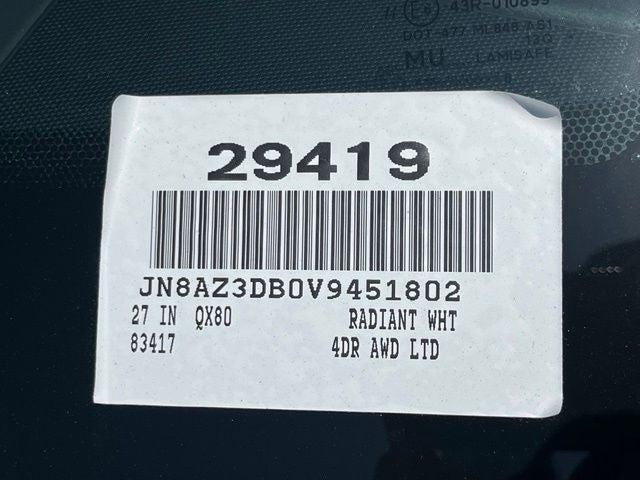 2027 INFINITI QX80 Sport 4WD