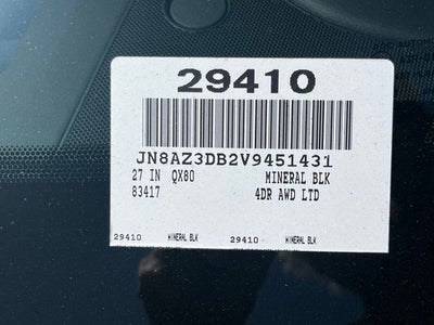 2027 INFINITI QX80 Sport 4WD