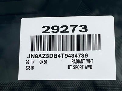 2026 INFINITI QX80 Sport 4WD