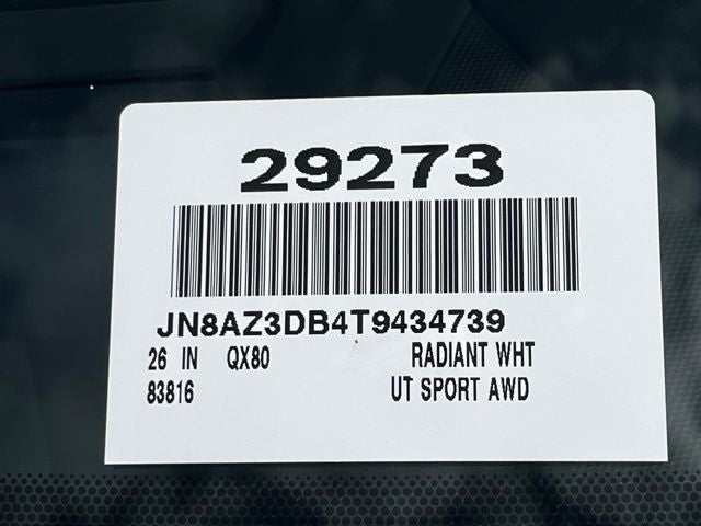 2026 INFINITI QX80 Sport 4WD