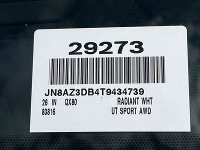 2026 INFINITI QX80 Sport 4WD