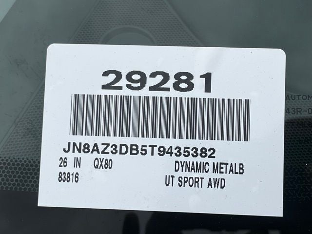 2026 INFINITI QX80 Sport 4WD